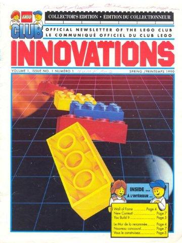 Innovations 1990 Volume 1 Issue 1 Great Condition Bricker King 