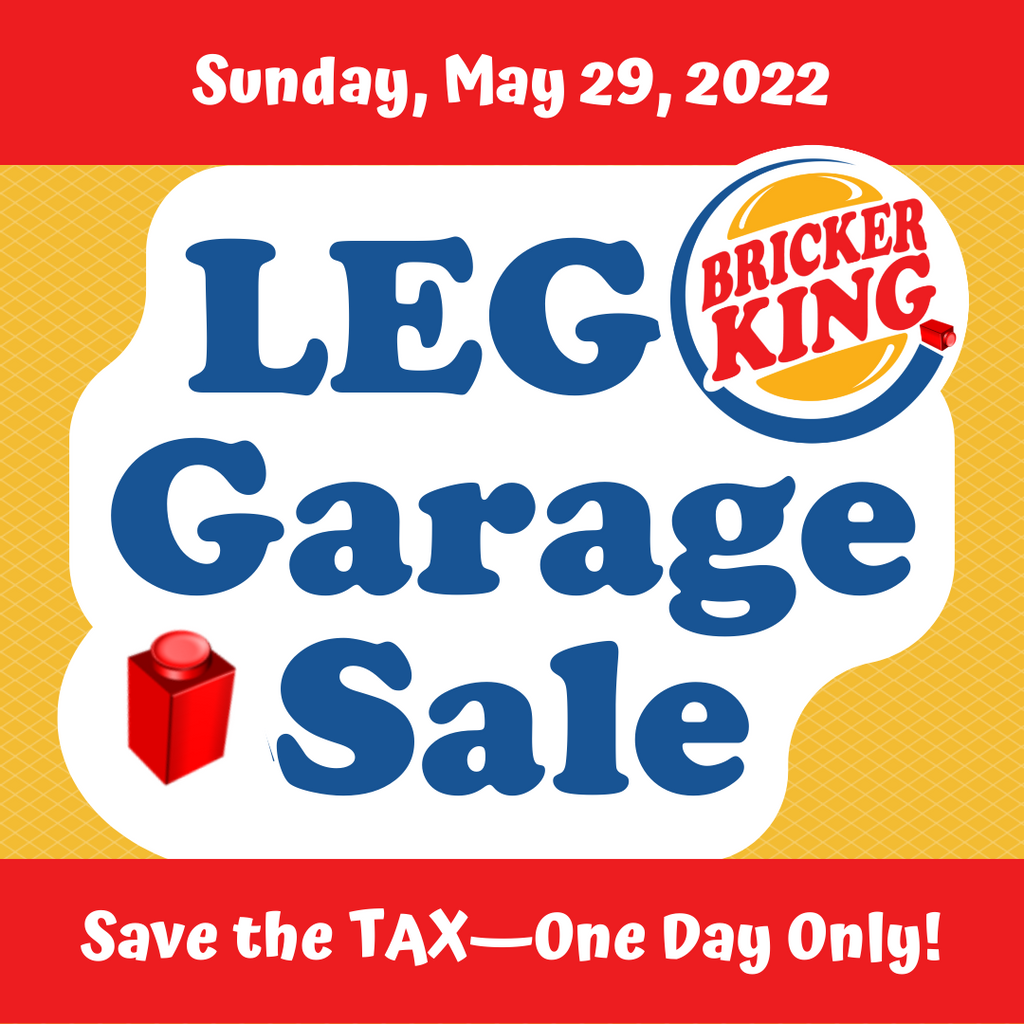 LEGO Garage Sale - Sunday, May 29