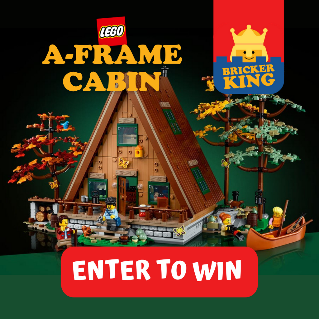 Win a LEGO A-Frame Cabin ($240 Value)