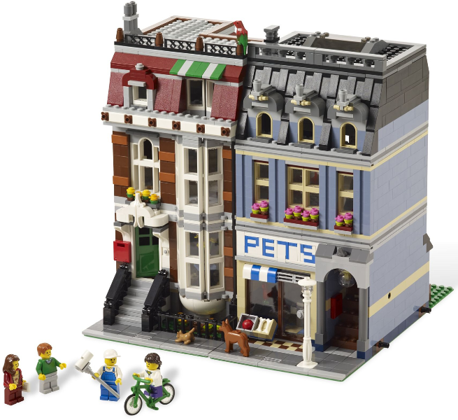 Display for LEGO Creator Pet Shop 10218