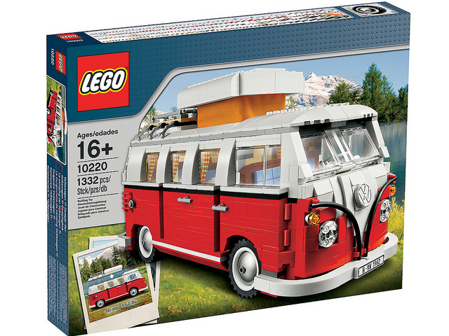 Box art for LEGO Sculptures Volkswagen T1 Camper Van (VW Bus) 10220