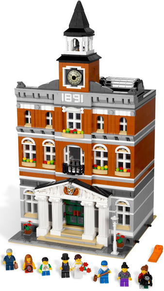 Display for LEGO Creator Town Hall 10224