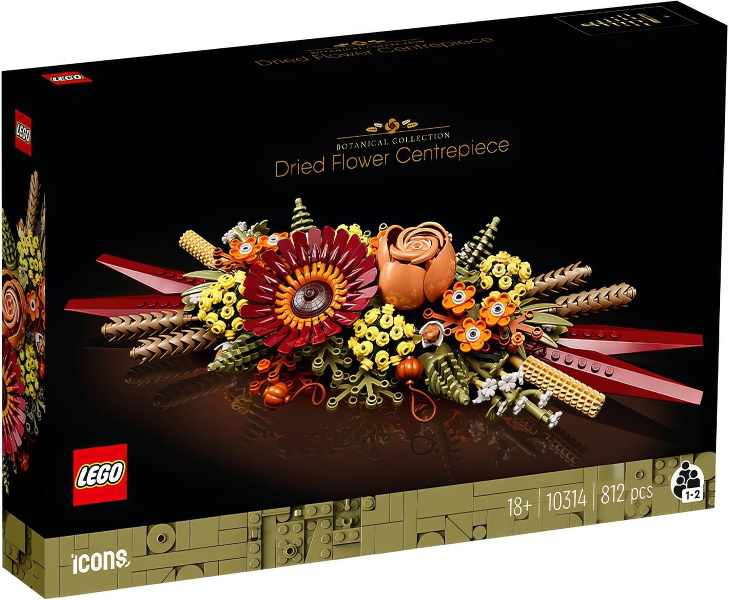 Box art for LEGO Creator Dried Flower Centrepiece 10314