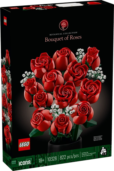 Box art for LEGO Creator Bouquet of Roses 10328