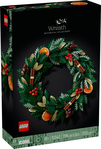 Box art for LEGO Creator Wreath 10340