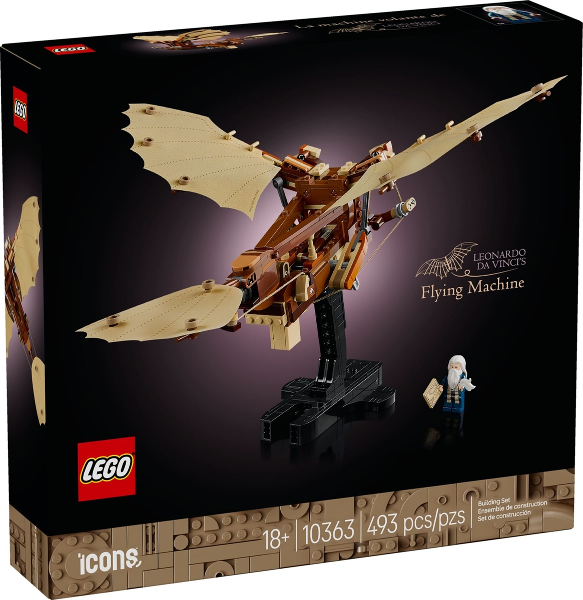 Box art for LEGO Creator Leonardo da Vinci's Flying Machine 10363