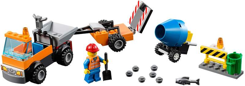 Display for LEGO Juniors Road Repair Truck 10750