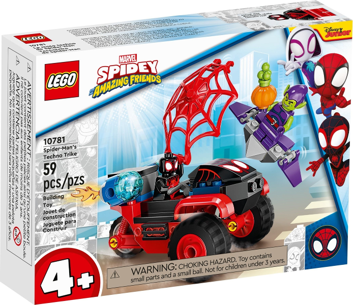 Box art for LEGO Super Heroes Spider-Man’s Techno Trike 10781