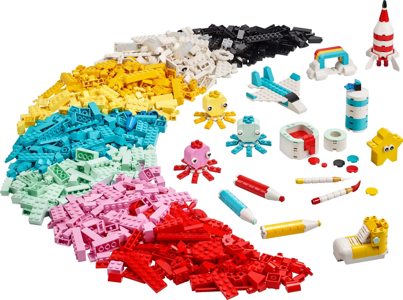 Box art for LEGO Classic Creative Color Fun 11032-1