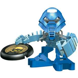 Display of LEGO Bionicle Set 1390-1 Maku polybag