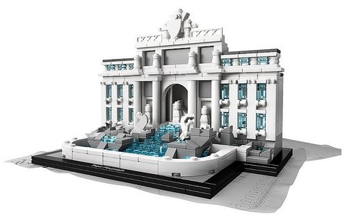 Display for LEGO Architecture Trevi Fountain 21020