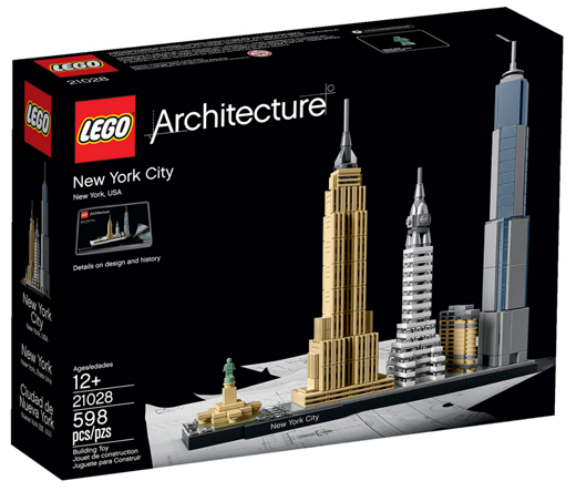 Box art for LEGO Architecture New York City 21028