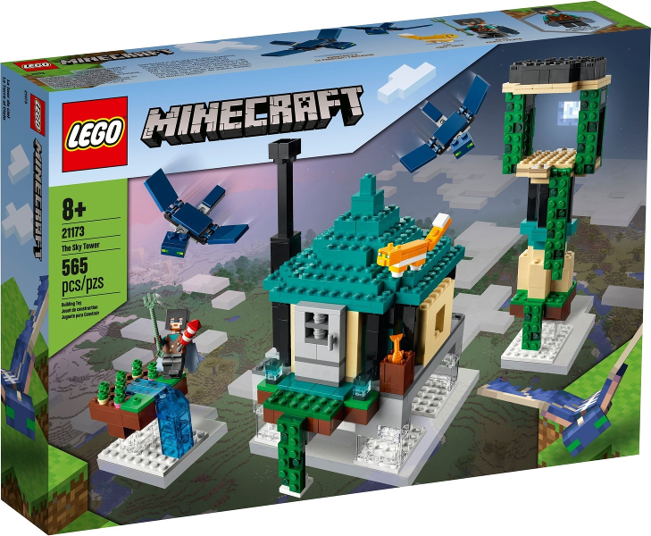 Box art for LEGO Minecraft The Sky Tower 21173