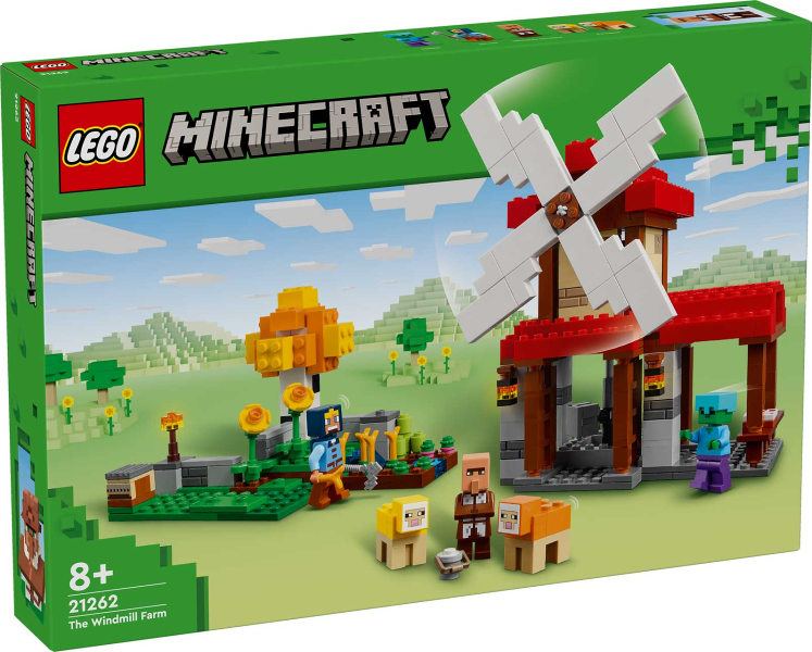 Box art for LEGO Minecraft The Windmill Farm 21262