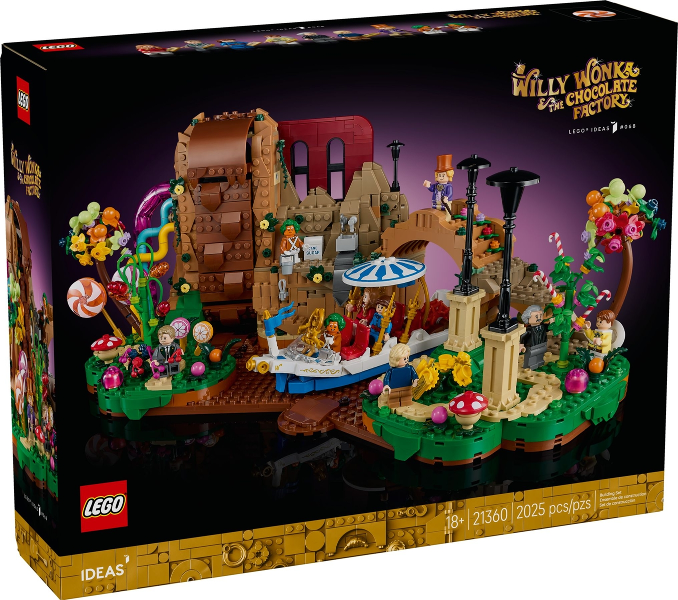 LEGO Willy Wonka & the Chocolate Factory set packaging