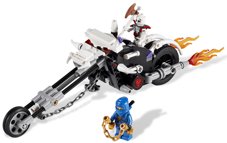 Display for LEGO NINJAGO Skull Motorbike 2259