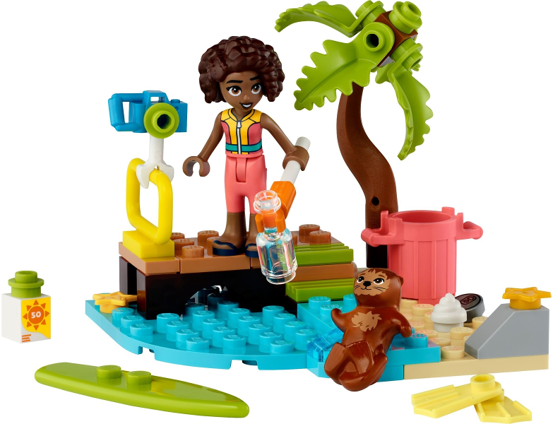 Box art for LEGO Friends Beach Cleanup polybag 30635
