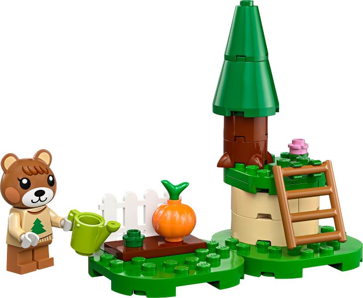 Box art for LEGO Animal Crossing Maple's Pumpkin Garden polybag 30662