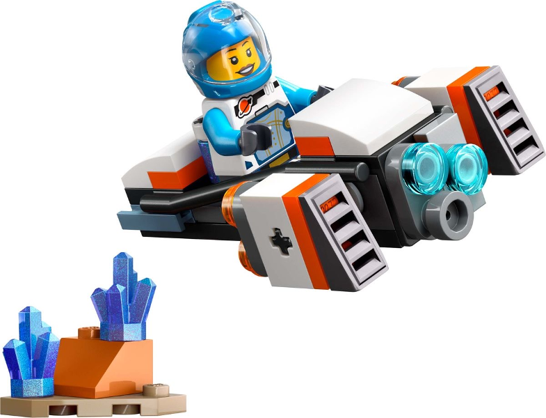 Box art for LEGO City Space Hoverbike polybag 30663