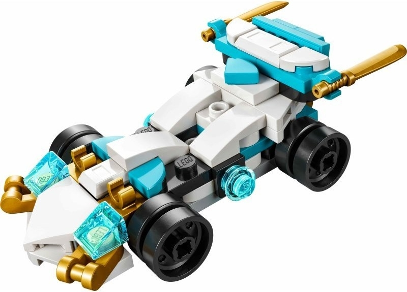 Box art for LEGO NINJAGO Zane's Dragon Power Vehicles polybag 30674