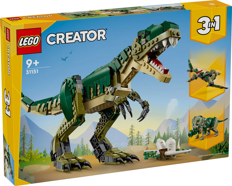 Box art for LEGO Creator T. rex 31151