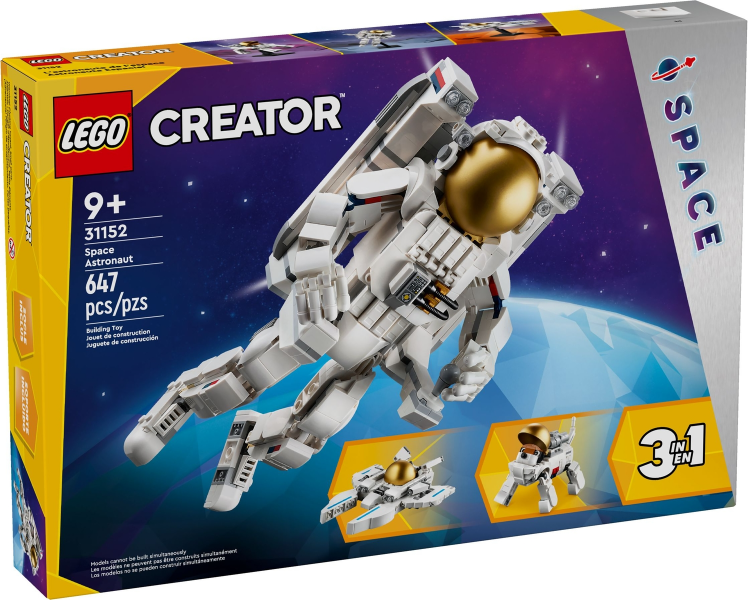 Box art for LEGO Creator Space Astronaut 31152