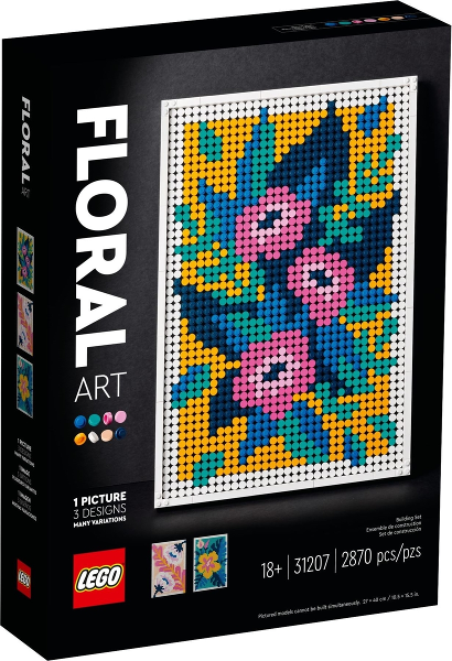 Box art for LEGO Art Floral Art 31207