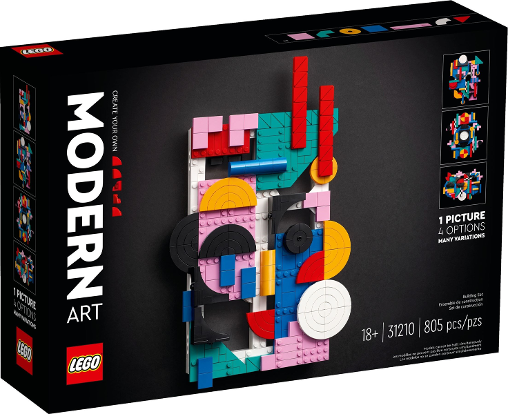 Box art for LEGO Art Modern Art 31210