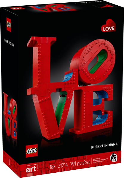 Box art for LEGO Art LOVE 31214