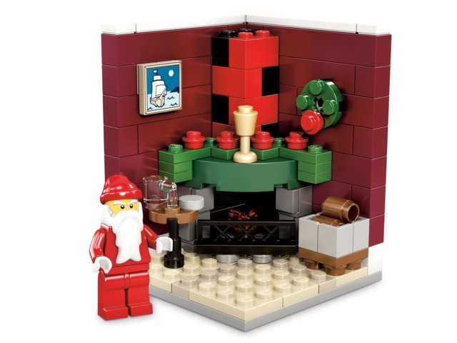 Box art for LEGO Holiday & Event Fire Place Scene (Limited Edition 2011 Holiday Set (2 of 2)) 3300002-1