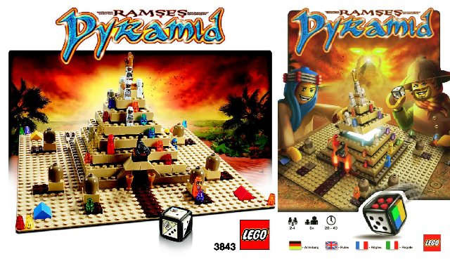 Instructions for LEGO (Instructions) for Set 3843 Ramses Pyramid  3843-1