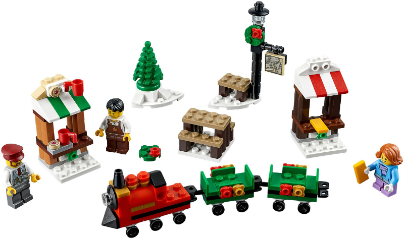 Display for LEGO Holiday & Event Christmas Train Ride 40262