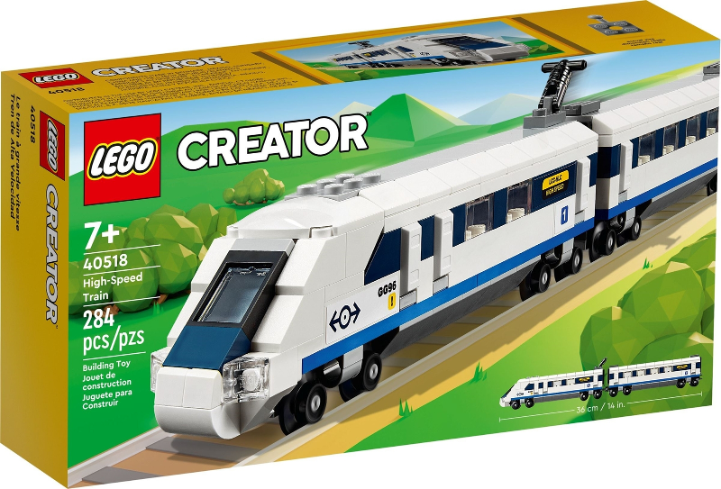 Box art for LEGO Creator High-Speed Train 40518