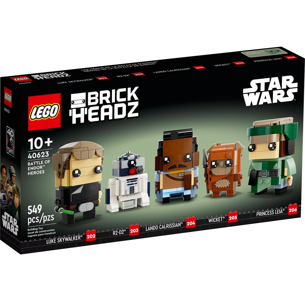 Box art for LEGO BrickHeadz Battle of Endor Heroes 40623
