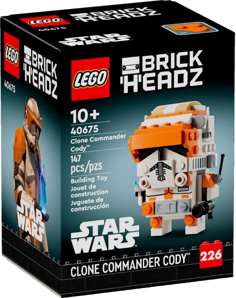 Box art for LEGO BrickHeadz Clone Commander Cody 40675