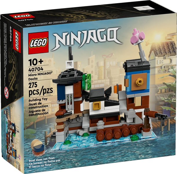 Box art for LEGO NINJAGO Micro NINJAGO Docks 40704