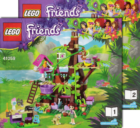 Instructions for LEGO (Instructions) for Set 41059 Jungle Tree Sanctuary  41059-1