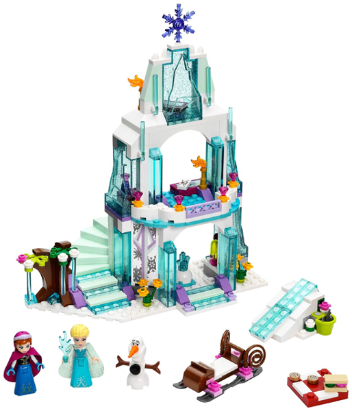 Display for LEGO Disney Elsa's Sparkling Ice Castle 41062