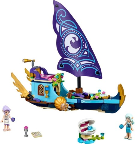 Display for LEGO Elves Naida's Epic Adventure Ship 41073