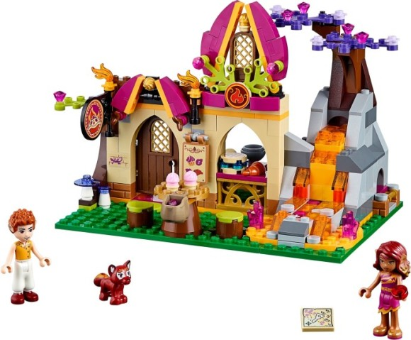Display for LEGO Elves Azari and the Magical Bakery 41074