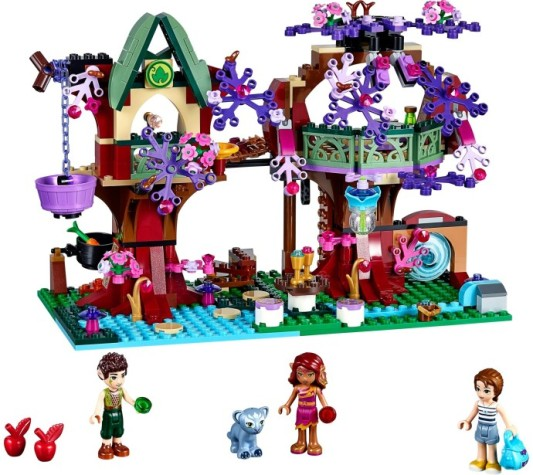 Display for LEGO Elves The Elves' Treetop Hideaway 41075
