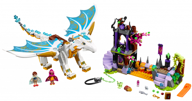 Display for LEGO Elves Queen Dragon's Rescue 41179