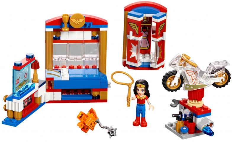 Display for LEGO DC Super Hero Girls Wonder Woman Dorm 41235