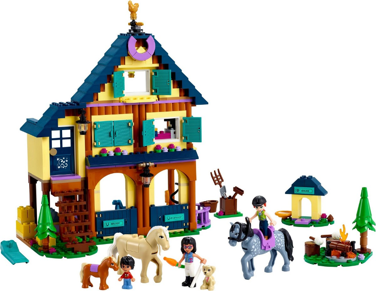 Box art for LEGO Friends Forest Horseback Riding Center 41683-1