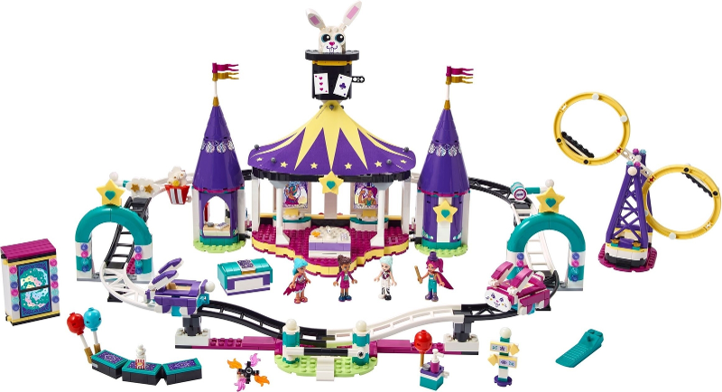 Box art for LEGO Friends Magical Funfair Rollercoaster 41685-1