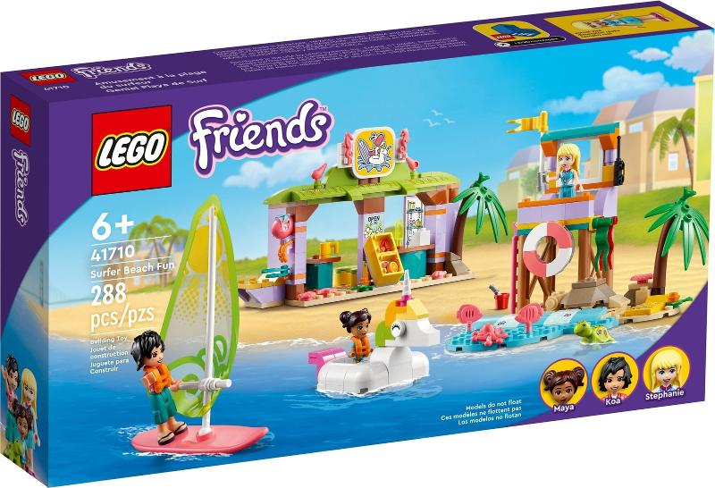 Box art for LEGO Friends Surfer Beach Fun 41710