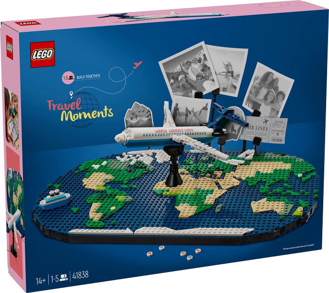 Box art for LEGO Build Together Travel Moments {International Version} 41838