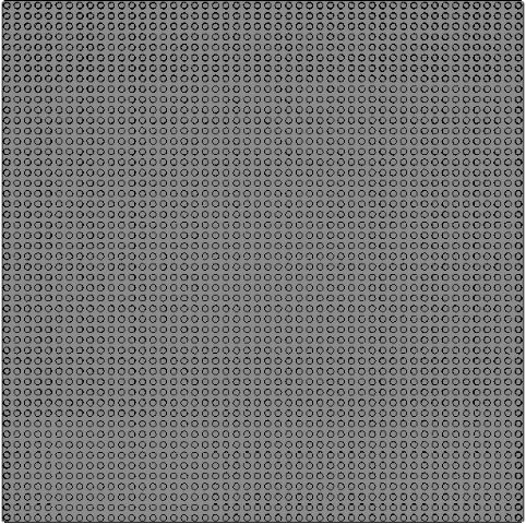 Display of LEGO part no. 4186a which is a Light Gray Baseplate 50 x 50 