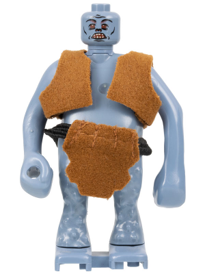This LEGO minifigure is called, Mountain Troll, Brown Vest and Loincloth . It's minifig ID is 41983.
