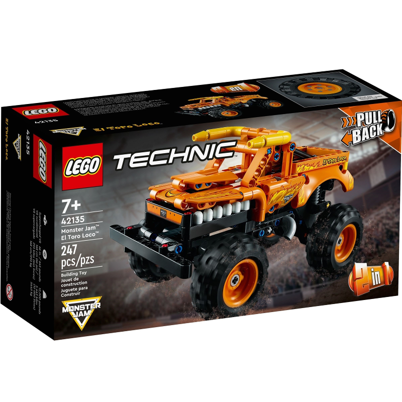 Box art for LEGO Technic Monster Jam El Toro Loco 42135
